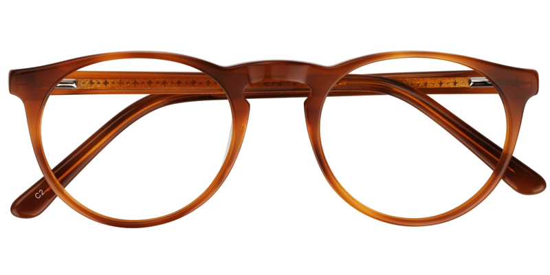 Round Brown Glasses | Zeelool Optical Online1
