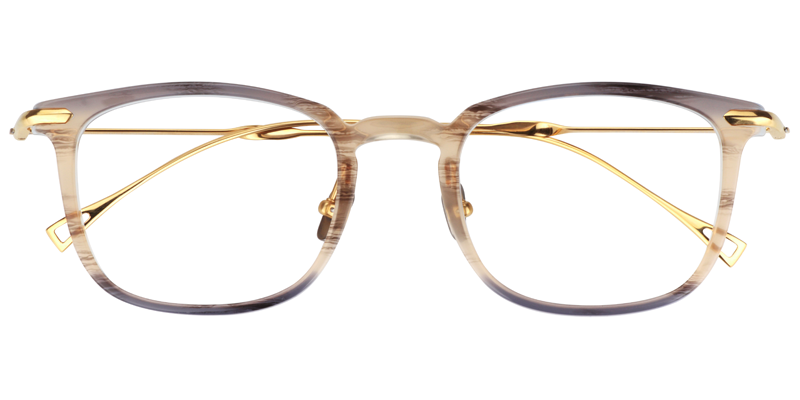 Rectangle Green Floral Glasses | Zeelool Eyeglasses1