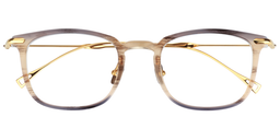 Marlin Rectangle Beige Glasses1