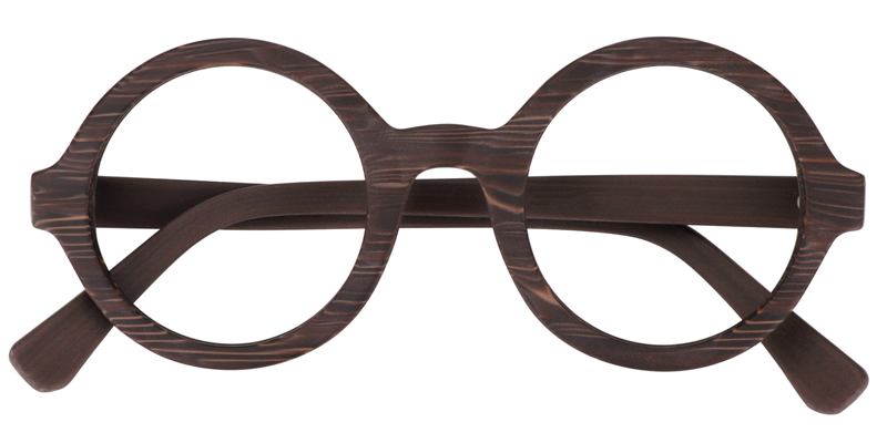 Round Wood Glasses | Zeelool Eyeglasses1