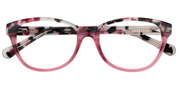 Lorraine Oval Pink Glasses1