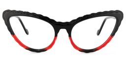 Presley Cateye Red Glasses0