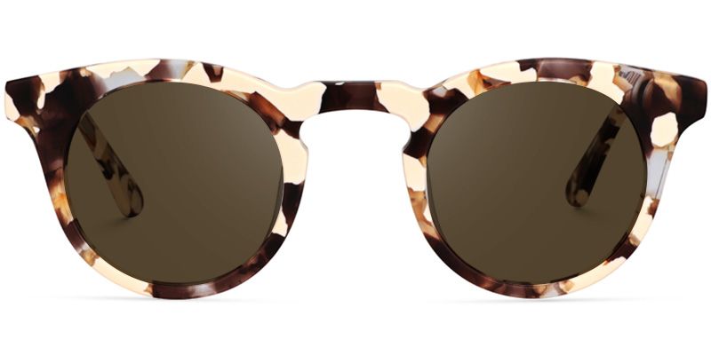 Abigail Round Light Tortoise Sunglasses
