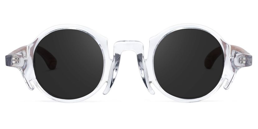 Charlie Round Clear Sunglasses