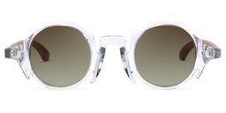 Charlie Round Clear Sunglasses0