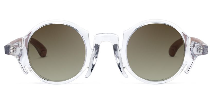 Charlie Round Clear Sunglasses