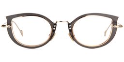 Alice Cat Eye Black Glasses0