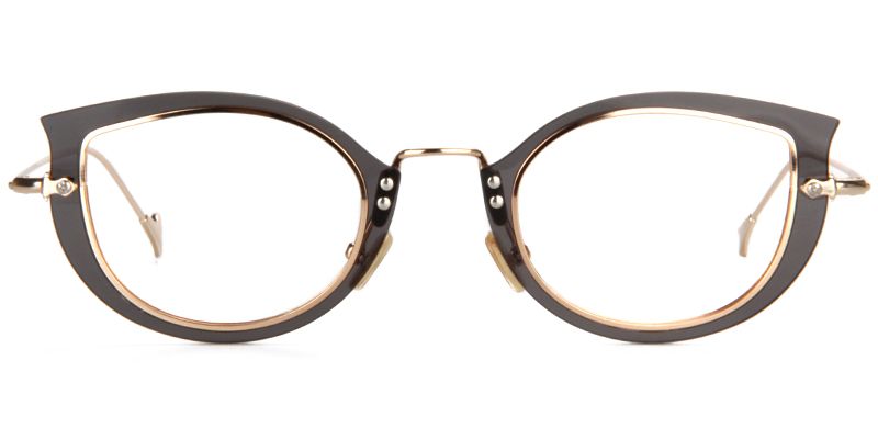 Alice Cat Eye Black Glasses