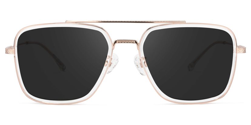 Nayeli Aviator Clear Sunglasses