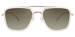Nayeli Aviator Clear Sunglasses0