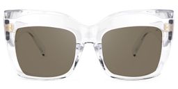 Alberta Cat Eye Clear Glasses8