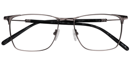 Virgil Rectangle Gray Glasses1