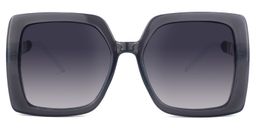 Quintessa Square Gray Sunglasses0