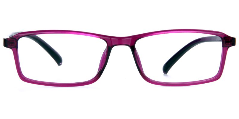 Jasper Rectangle Purple Glasses