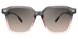 Ruby Square Gray-Pink Sunglasses0