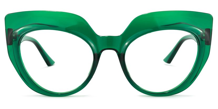 Depp Cateye Green Glasses