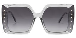Ricardo Square Gray Sunglasses0