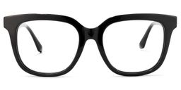Quiana Square Black Glasses0
