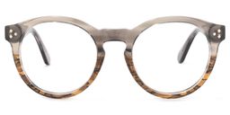 Ryleigh Round Gray Glasses0