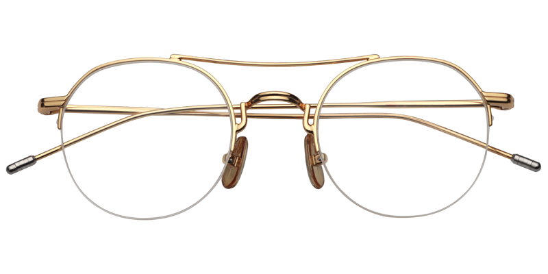 Aviator Gold Glasses | Zeelool Eywear Online1