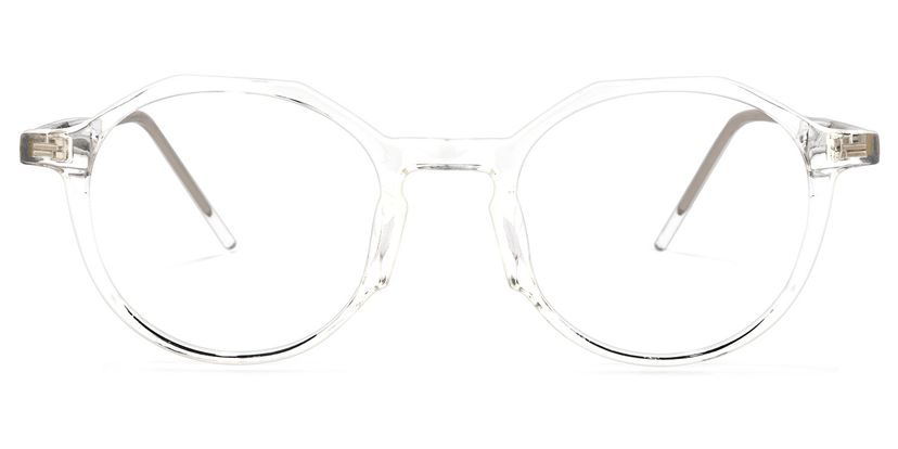 Sasha Round Clear Glasses