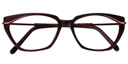 Frieda Rectangle Red Glasses1