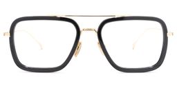 Gifford Black-Gold Aviator Glasses0