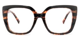Brenda Square Tortoise Glasses0