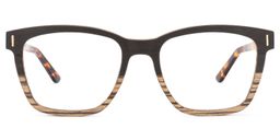 Carlie Square Wood Glasses0
