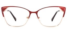 Ferdinand Square Red Glasses0