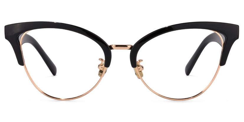 Charlene Browline Black Glasses