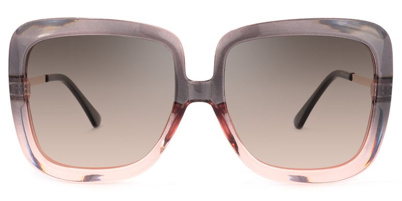 Winter Square Gray-Pink Sunglasses