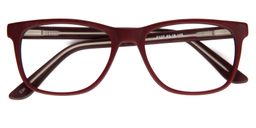 Melantha Rectangle Red Glasses1