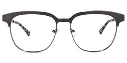 Wren Dark-Gray Browline Glasses0