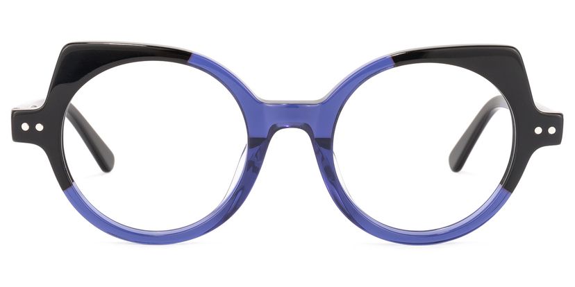 Gilbert Cateye Dark-Blue Glasses
