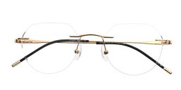 Lilla Geometric Titanium Glasses1