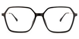 Wisdom Geometric Black Glasses0