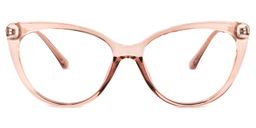 Marcus Cateye Beige Glasses0