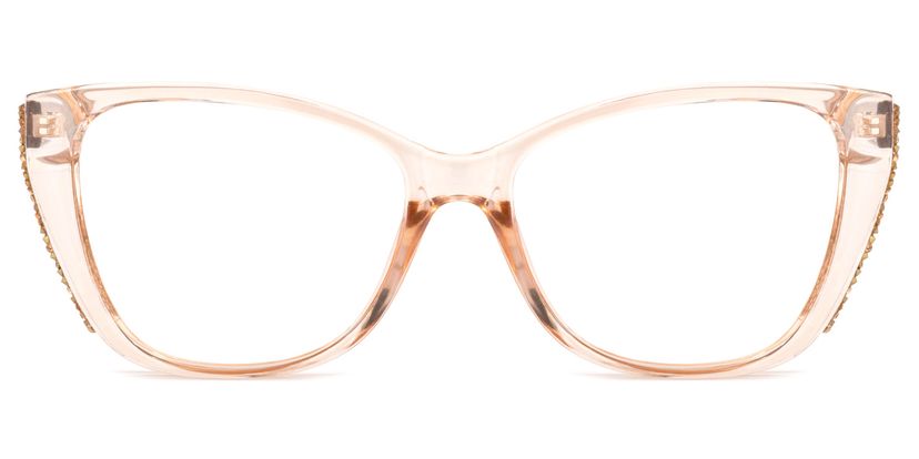 Yoselin Cateye Beige Glasses