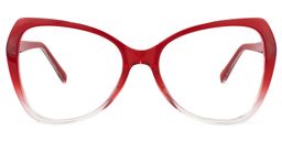 Eleanora Butterfly Red Glasses0