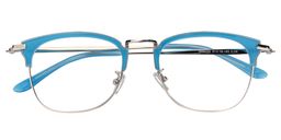 Gloria Square Blue Glasses1