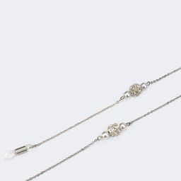 Pearl Silver Eyeglasses Chain-072