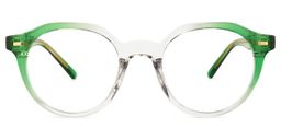 Ysabel Round Green Glasses0