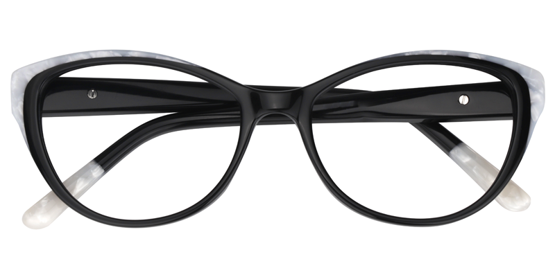 Cateye Black Glasses | Zeelool Eyeglasses1