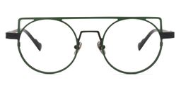 Franco Aviator Green Glasses0