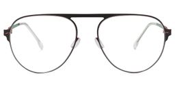 Frechen Geometric Black Glasses0