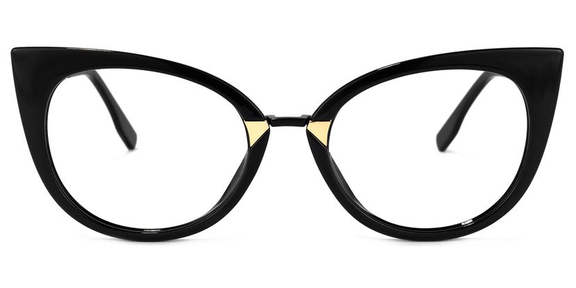 Jacqueline Cat Eye Black Glasses