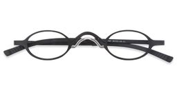 Ciara Oval Black Glasses1