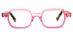 Williams Rectangle Pink Glasses0