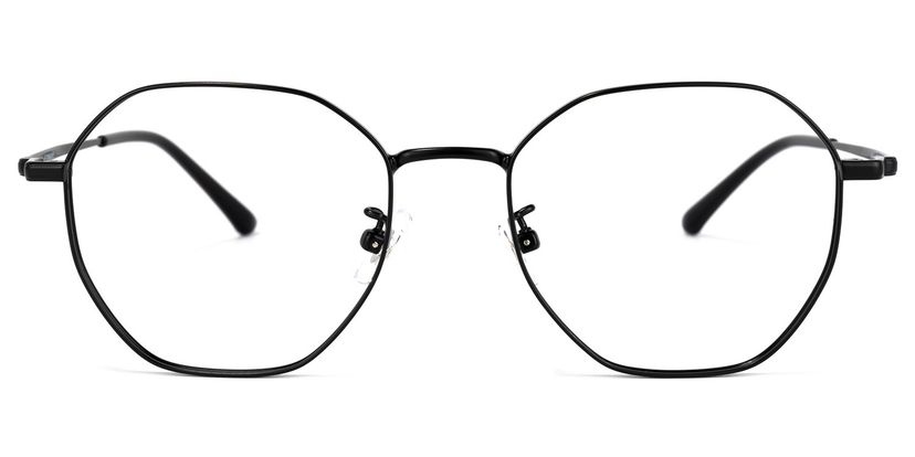 Ware Geometric Black Glasses